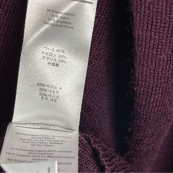 Smartwool Kiva Ridge Crew Sweater - Men's XL Burgundy Maroon Merino Wool Blend - Picture 10 of 14